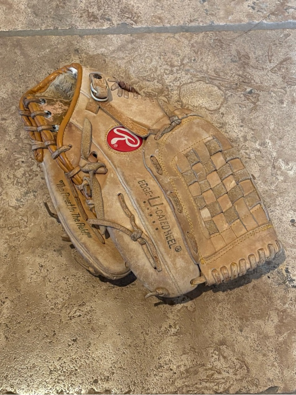 Rawlings Beige Leather #8526 Baseball Glove 12.5 Inch RHT